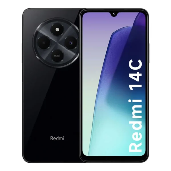 Xiaomi Redmi 14C 256GB, 8GB ram, cámara principal 50MP+50MP+2MP, frontal 13MP, 6.88", negro