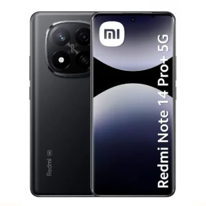 Celular Xiaomi Redmi Note 14 Pro Plus 5G 256GB, 8GB RAM, cámara principal 200MP + 8MP + 2MP, frontal 20MP, 6.67'', negro