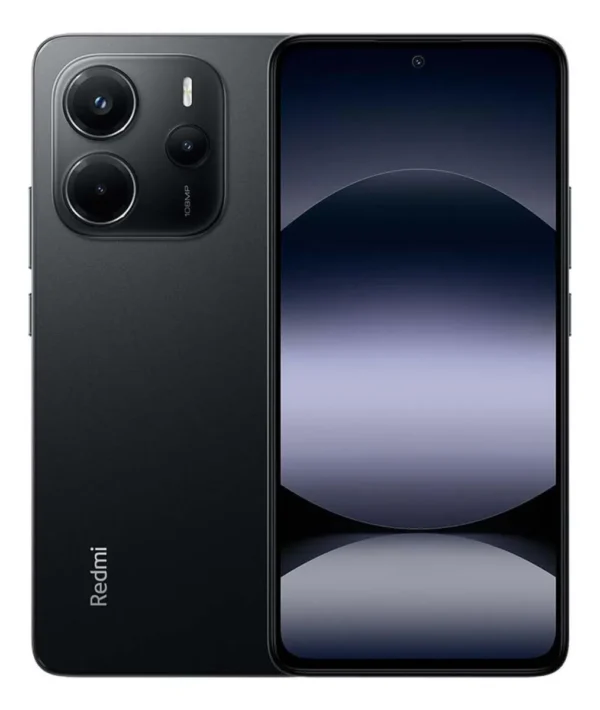 Celular Xiaomi Redmi Note 14 4G 256GB, 8GB RAM, cámara principal 108MP + 8MP + 2MP, frontal 20MP, 6.67'', negro